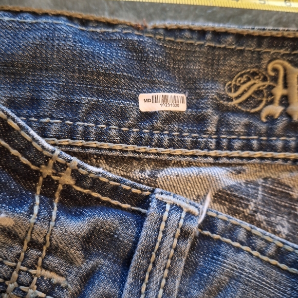 Affliction Denim Killers Men's Jeans size 36x34 y2k vintage - Picture 5 of 8